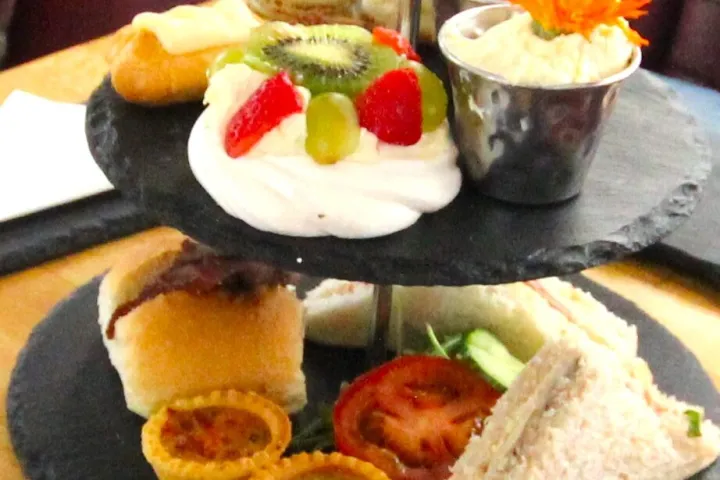 a plate of food